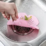 Flower Shape Bathroom Floor Drain Hair Stopper Filter Sink Strainer - Image 6