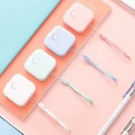 1.5M Mini Cute Portable Leather Measuring Tape - Image 3