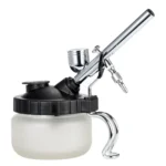 Multi-function Airbrush Cleaning Pot Model Air Pump Spray Paint Coloring Tool Waste Collection Bottle Pen Holder - Image 7
