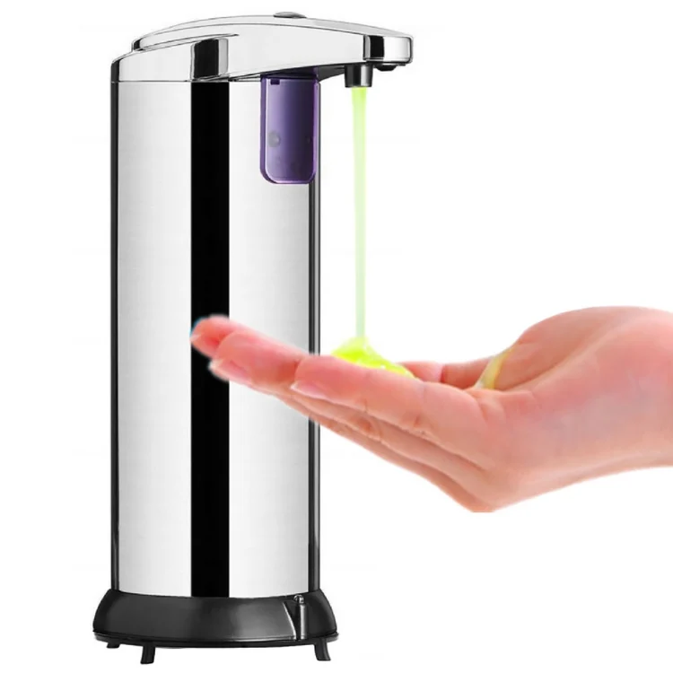 TBD0709107.webp 250ML Stainless Steel Automatic Soap Dispenser Infrared Sensor Soap Dispenser - Image 1