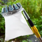 Metal Fruit Picker Convenient Fabric Orchard Gardening Apple Peach High Tree Picking Tools - Image 5