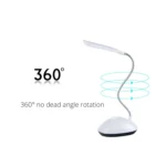 2 PCS Flexible Adjustable Portable Bedroom Reading Desk Lamp LED Night Light for Children - Image 5