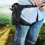Black Motocross leg bag Motorcycle riding bag Knight waist bag outdoor multi-function bag - Image 4