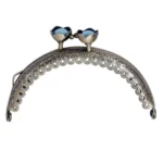 85mm Metal Half Circle Embossed Retro Bag Accessories,Random Color Delivery - Image 4