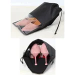 10 PCS Waterproof Shoes Storage Bag Pouch Portable Travel Organizer Drawstring Bag Cover Non-Woven Organizer - Image 5