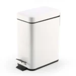 Household Stainless Steel Foot Pedal Small Rectangular Trash Can