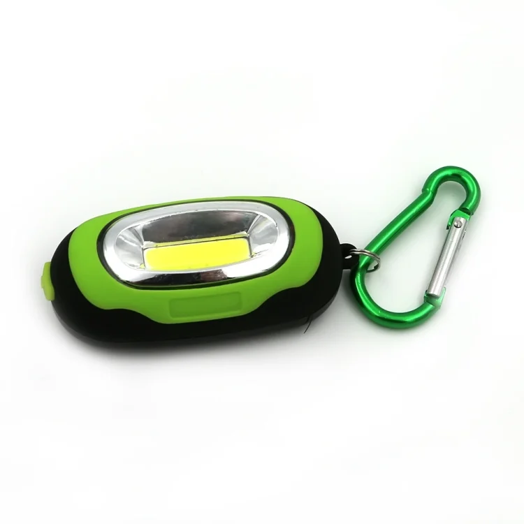 Portable Mini Keychain Pocket Torch COB LED Light Flashlight Lamp with 3 Modes