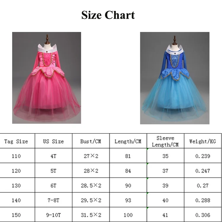 TBD072875801A_10.webp Girls Dress Halloween Cosplay Sleeping Beauty Princess Dresses Christmas Costume Party Children Kids Clothing - Image 11
