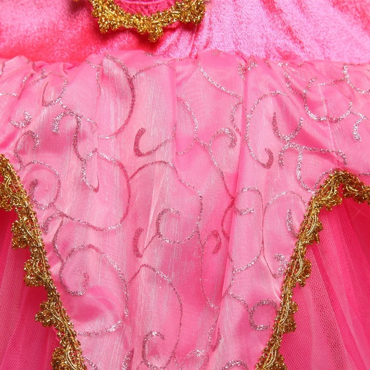 TBD072875801A_3.webp Girls Dress Halloween Cosplay Sleeping Beauty Princess Dresses Christmas Costume Party Children Kids Clothing - Image 4