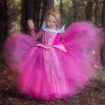 Girls Dress Halloween Cosplay Sleeping Beauty Princess Dresses Christmas Costume Party Children Kids Clothing - Image 7
