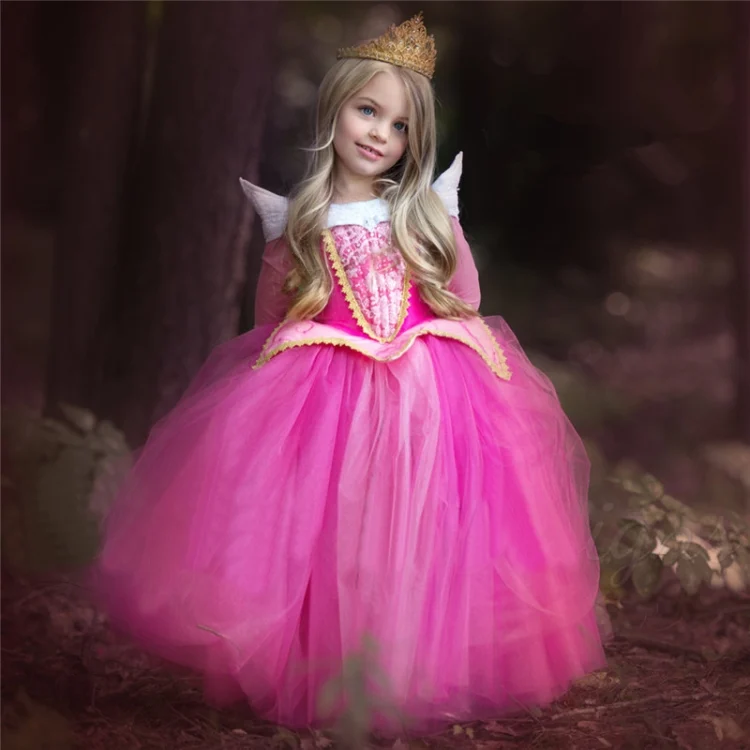 TBD072875801A_7.webp Girls Dress Halloween Cosplay Sleeping Beauty Princess Dresses Christmas Costume Party Children Kids Clothing - Image 8
