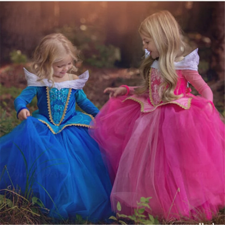 TBD072875801A_9.webp Girls Dress Halloween Cosplay Sleeping Beauty Princess Dresses Christmas Costume Party Children Kids Clothing - Image 10