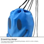 Smiling Shoulder Bag With Drawstring Waterproof Pack - Image 3