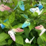 Solar Powered Butterfly Fiber Optic Fairy String Waterproof Christmas Outdoor Garden Holiday Lights - Image 5