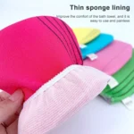 Sponge Bath Wipe One-sided Hand Bath Towel - Image 5