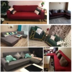 Sofa All-inclusive Universal Set Sofa Full Cover Add One Piece of  Pillow Case - Image 7