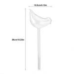 Bird Shape Flowers Plant Automatic Self Clear Glass Watering Device Watering Cans - Image 3