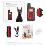 500m Dog Training Bark Stopper Remote Control Electric Shock Waterproof Electronic Collar - Image 7