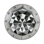 Mechanical Timer Stainless Steel Flower Creative Timer Magnetic Kitchen Reminder - Image 2