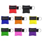 CPR Emergency Face Shield Mask Key Ring Breathing Mask - Image 2