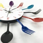 Cutlery Metal Kitchen Wall Clock Spoon Fork Creative Quartz Wall Mounted Clocks Modern Design Decorative Horloge - Image 4