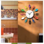 Cutlery Metal Kitchen Wall Clock Spoon Fork Creative Quartz Wall Mounted Clocks Modern Design Decorative Horloge - Image 7
