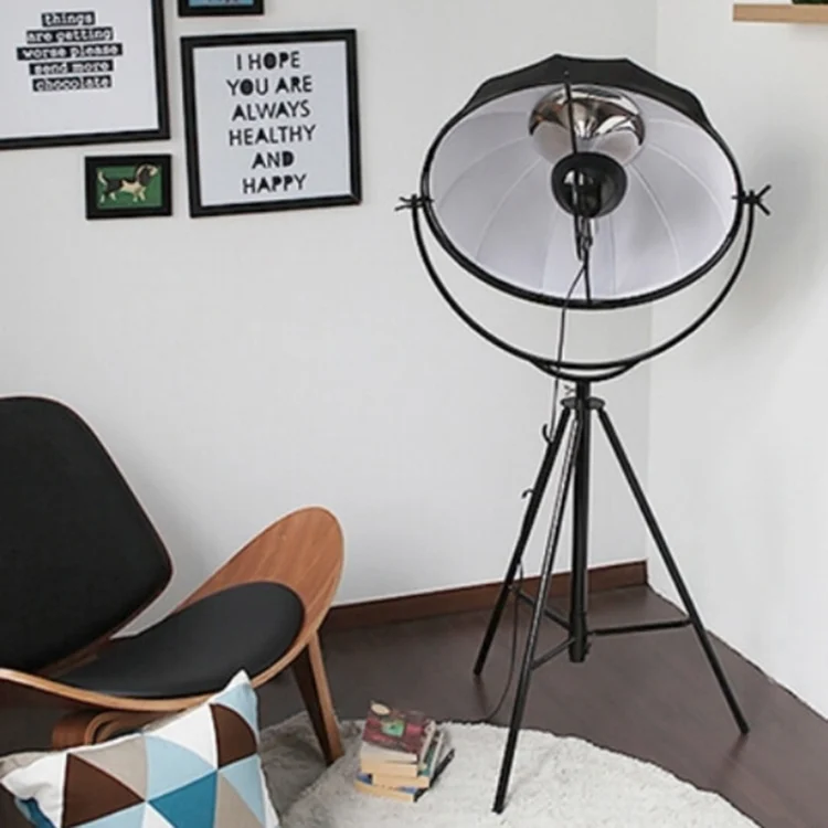 TBD078085001A_2.webp Satellite Studio Tripod Floor Lamp Living Room Bedroom , CN Plug - Image 3