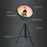 Satellite Studio Tripod Floor Lamp Living Room Bedroom , CN Plug - Image 4