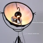 Satellite Studio Tripod Floor Lamp Living Room Bedroom , CN Plug - Image 5
