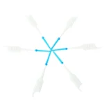 200pcs / Box Double Head Soft Silicone Spiral Floss Portable Dental Care Cleaning Tool - Image 7