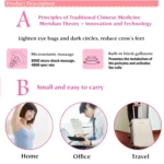2 PCS Mini Electric Portable Eye Massager Eye Care Beauty Instrument - Image 9