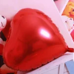 32 Inch Heart Shape Inflatable Foil Balloons Helium Balloon Birthday Party Wedding Decoration, Size: 75cm - Image 3
