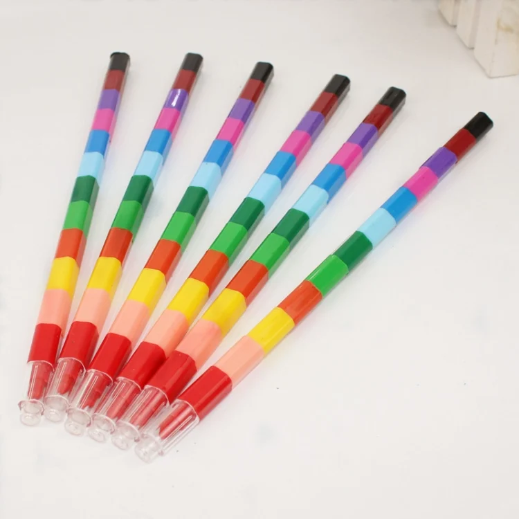 TBD0796444_4.webp 6pcs Creative Building Blocks Crayons Children 12 Colors Drawing Educational Toys - Image 5