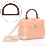 D-shaped Wooden Handle Handbag Accessories