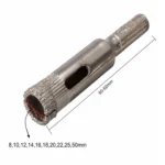 10 In 1 8-50mm Diamond Tool Bit Glass Tile Hole Opener Set - Image 4