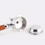Semi-automatic Coffee Machine Stainless Steel Powder Bowl Brewing Head Filter Bottomless Handle Filter - Image 4