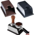 Stainless Steel Silicone Espresso Coffee Tamper Stand Barista Tool Powder Pad Hammer Pad - Image 3