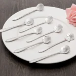 3 PCS Stainless Steel Household Creative Flower Spoon Coffee Stirring Spoon - Image 3