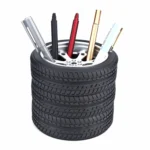 Multi-function Vehicle Wheel Pen Holder Pencil Organizer Desktop Pencil Cases