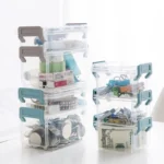 Desktop Transparent Covered Storage Box Sundries Organizing Storage Box - Image 4