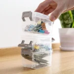 Desktop Transparent Covered Storage Box Sundries Organizing Storage Box - Image 6