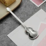 Stainless Steel Coffee Mixing Spoon Creative Musical Instrument Shape Spoon