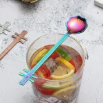 Stainless Steel Coffee Mixing Spoon Creative Musical Instrument Shape Spoon - Image 7