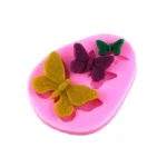 2 PCS Simulation Butterfly Fondant Silicone Mould Handmade Soap DIY Cake Decorating Chocolate Lace Baking Tools - Image 2