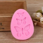 2 PCS Simulation Butterfly Fondant Silicone Mould Handmade Soap DIY Cake Decorating Chocolate Lace Baking Tools - Image 3