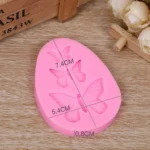 2 PCS Simulation Butterfly Fondant Silicone Mould Handmade Soap DIY Cake Decorating Chocolate Lace Baking Tools - Image 5