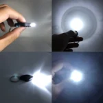 2 PCS Mini Pocket Keychain Flashlight Micro LED Squeeze Light Outdoor Camping Ultra Bright Emergency Key Ring Light Torch Lamp - Image 6