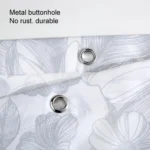 Butterfly Waterproof Polyester Shower Washable Bathroom Curtains - Image 6