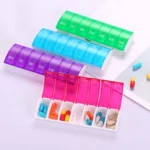 Portable Seven-part Mini Storage Pill Box - Image 3