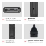 YAWOA YA401 Car Engine Fault Diagnostic Instrument OBD2 Car Fault Reading Card Battery Detector - Image 3